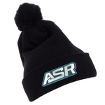 ASR Embroidered Pom Pom Beanie