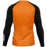 ASR Orange / Black Sleeves Performance Compression Top