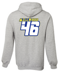 Customised Name / Number Fleecy Hoodie