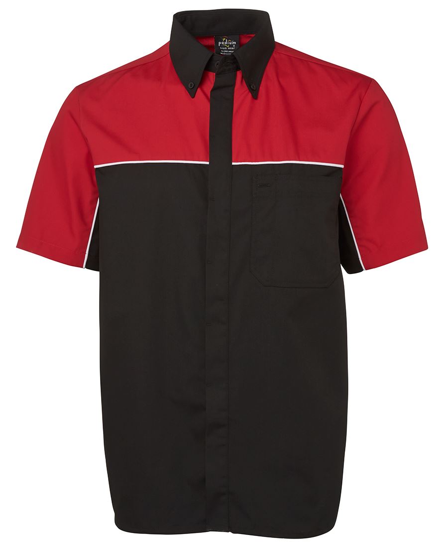 Customised Pit Crew Shirt Red / Black