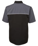 Customised Pit Crew Shirt Grey / Black