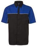 Customised Pit Crew Shirt Blue / Black