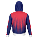 Red blue Fade Hoodie