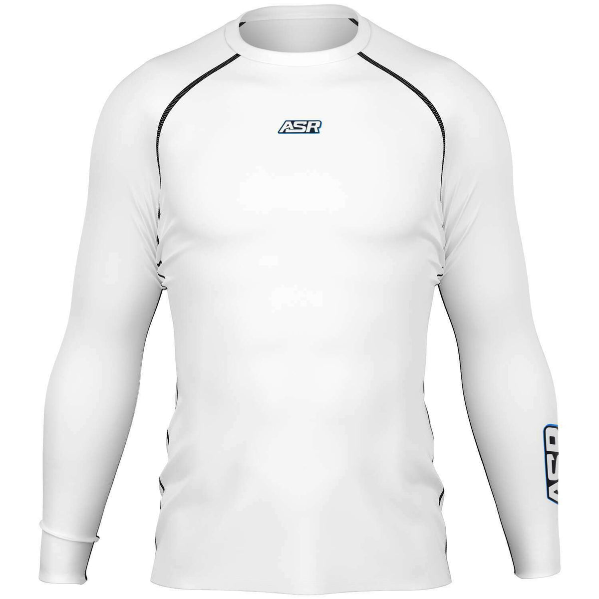 ASR White Performance Compression Top – asracewear