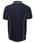 Custom Polo Shirt Navy / White Piping