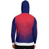 Red blue Fade Hoodie