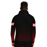 Red Black Fade Hoodie