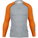 ASR Grey / Orange Sleeves Performance Compression Top