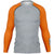 ASR Grey / Orange Sleeves Performance Compression Top