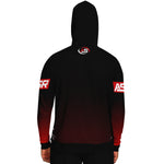 Red Black Fade Hoodie