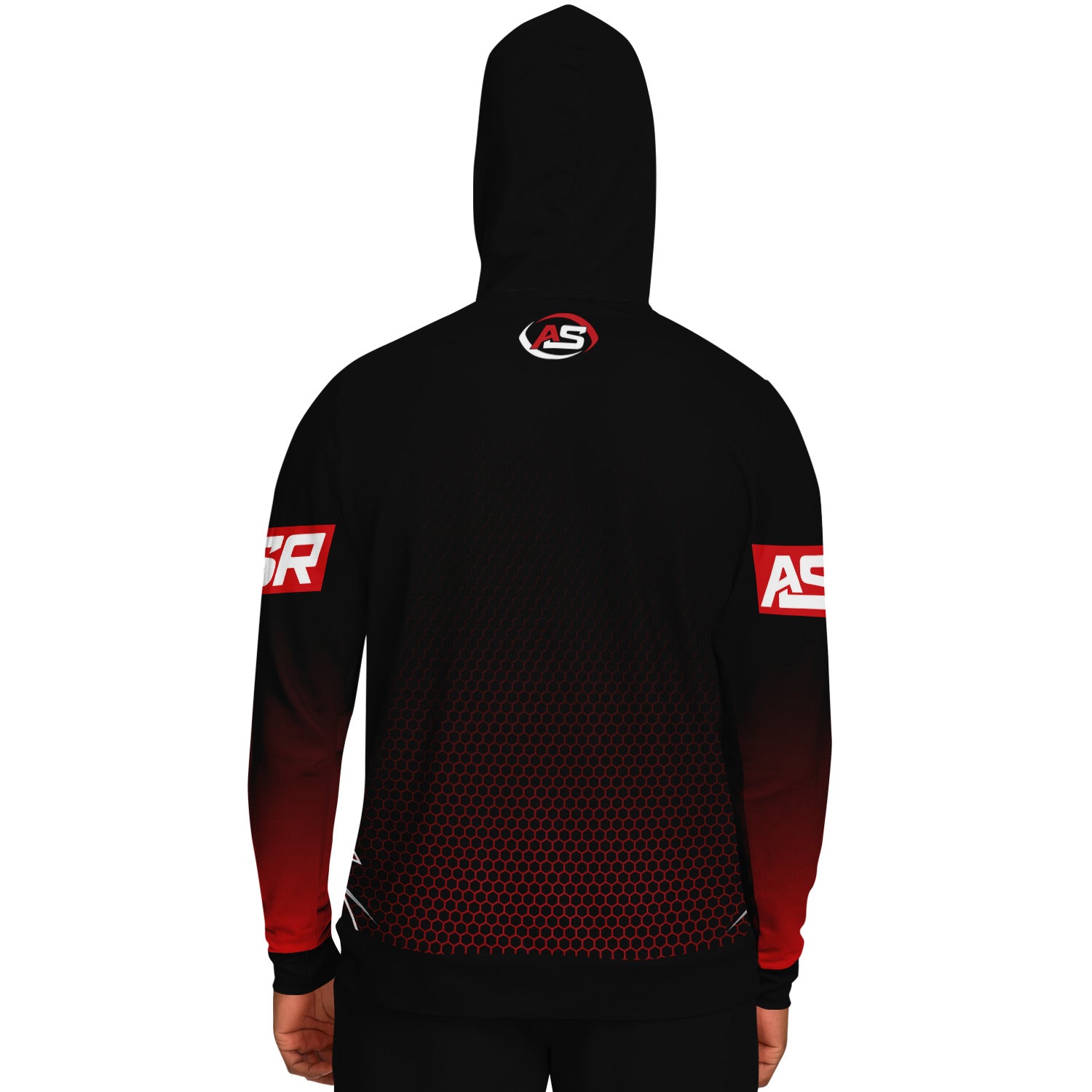 Red Black Fade Hoodie