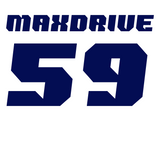 Custom Name & Number Print to Rear Jersey