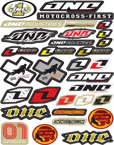 ONE Industries Sticker Sheet A2 (420cm X 59.4cm)