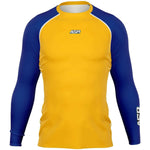 ASR Yellow / Blue Sleeves Performance Compression Top