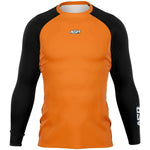 ASR Orange / Black Sleeves Performance Compression Top