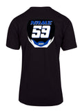 Customised Number Plate T-Shirt 10 Colours