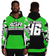 ASR Green / Black Camo Sleeved Hoodie FREE Name & Number