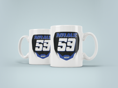 Customised Name Number Coffee Mug