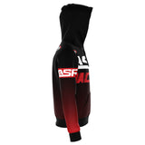 Red Black Fade Hoodie