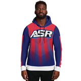 Red blue Fade Hoodie