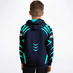 Kids Jade Stripe Hoodie