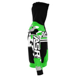 ASR Green / Black Camo Sleeved Hoodie FREE Name & Number