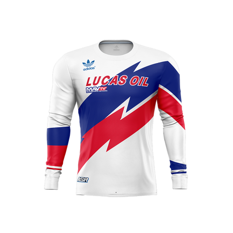 Retro Lucas Oil Racing Jersey Adult