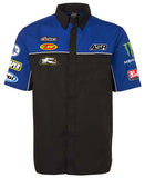 Customised Pit Crew Shirt Blue / Black