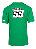 Customised Name Number T-Shirt 10 Colours