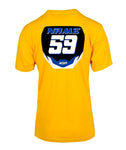 Customised Number Plate T-Shirt 10 Colours